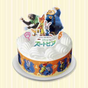 ヤマザキ クリスマスキャラクターケーキ(ズートピア)