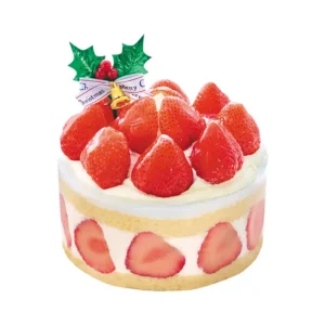あまおう苺たっぷりの贅沢クリスマスショートケーキ