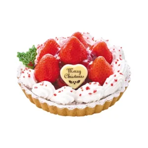 クリスマスきらめく苺のタルト