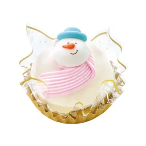 クリスマス雪だるまケーキ