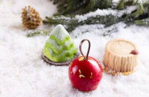 クリスマス ミニケーキ　8cm / 3個入ボックス