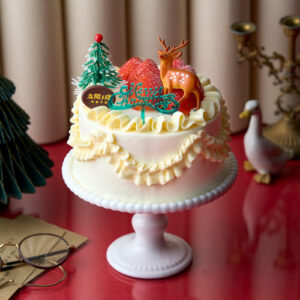 レトロクリスマスケーキ