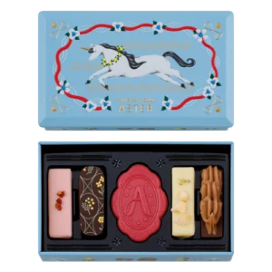 一角獣と花かんむり