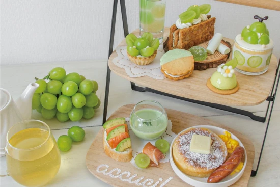 味はもちろん、見た目にもこだわったデザートが大人気！